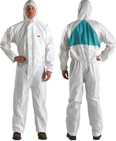 3M 4520 Protective SMMMS Polypropylene Coverall w/Hood