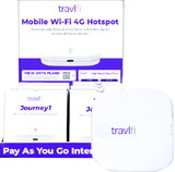 Pace 700010PACK Travlfi Journey1 Wi-Fi LTE Mobile Hotspot, 6/pk w/Display