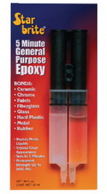 Star Brite 93401 Epoxy Syringe Clear