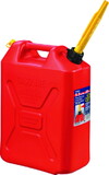 Scepter 03609 Manual Vent Military Style Gasoline Jerry Can w/CRC, 5.3 Gal./20L, Red