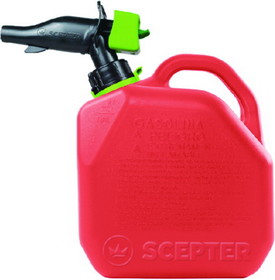 Scepter FR1G201 Smartcontrol&trade; Gasoline Container EPA/CARB Compliant, 2 Gal., Red