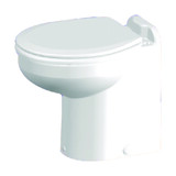 Raritan Marine Elegance™ Straight Back, Raw Water, Low Profile 12V Toilet, White