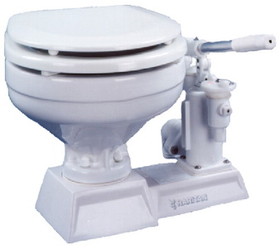 Raritan PHII Manual Toilet w/Marine Bowl-White