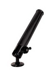 Panther 95-0700 Angler's Pal 950700 Stainless Steel Tube With Black Anodized Aluminum Rod Holder&#44; 7-3/4"