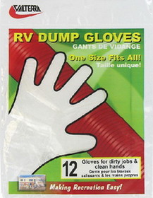 Valterra xxx RV Dump Gloves&#44; 12/pk, D040108