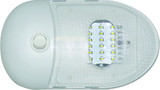 Valterra DG654291VP Slim Line Single LED Dome Light w/2-Way Switch, 12V