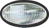 Valterra DG72408VP Oval LED Porch Light w/Switch, Black w/Clear Lens