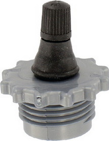 Valterra P23508VP Blow Out Plug&#44; Gray Plastic w/Valve