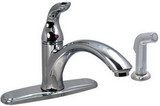 Valterra Phoenix PF231322 Chrome Finish Single Handle Hybrid RV Kitchen Faucet & Side Sprayer