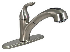 Valterra Phoenix 8" Hybrid RV Kitchen Faucet with Pullout Spout & 56" Hose, PF231441