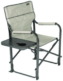 Lippert 2021123282 Scout Folding Chair w/Side Table, Sand