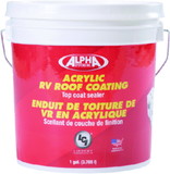 Alpha Systems 862401 Acrylic Rv Roof Coating, Gal.