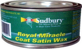 Sudbury Boat Care 590-10 Royal Miracle Coat Satin Paste Wax&#44; 10 oz.