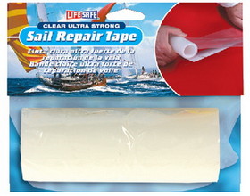 INCOM RE1175 Life Safe Super Clear UV Stablized Ultra Strong Sail Patch Repair Tape 6" x 10'