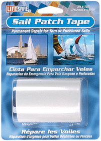 INCOM RE3843 Life Safe Super Clear UV Stablized Sail Patch Repair Tape 3" x 15'