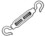 Larson Chas O 1301700 Hook & Hook Turnbuckle, Price/EA