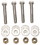Detwiler DK6135 SeaStar Jack Plate Mounting Bolt Kit (Includes 4 each Stainless Steel Bolts&#44; Brass Nylock Nuts and Washers), Price/EA
