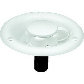 B&B Molders 94220 City Water Dish W/ Plastic Check Valve, Polar White