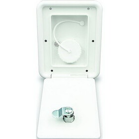 B&B Molders 865-94249 Gravity Water Hatch, 3-1/8" W, Polar White