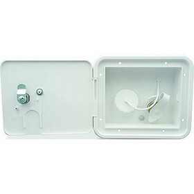 B&B Molders 94253 City/Gravity Water Center w/Brass Check Valve, Polar White