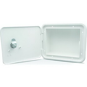 B&B Molders 865-94310 Multi-Purpose Hatch w/Flat Back, Polar White