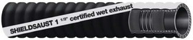Shields Marine Corrugated Black Exhaust Series 252 Hose with Wire&#44; 4" x 10', 116-252-4003