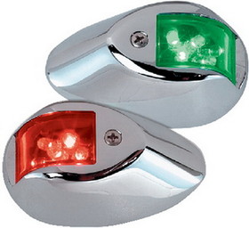 Perko 0602DP1CHR LED 12V Chrome Sidelights Pr