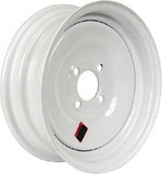 Loadstar Solid Center Steel Wheel (Rim), White, 20112