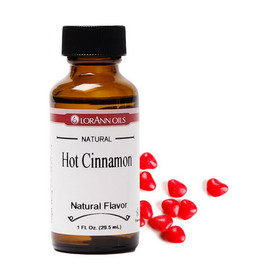 LorAnn Oils Cinnamon Flavor (Hot), Natural 1 oz.