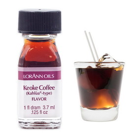 LorAnn Oils Coffee Flavor, Keoke (Kahlua-Type) 1 dram