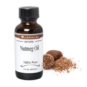 LorAnn Oils Nutmeg Oil, Natural 1 oz.