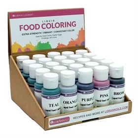 LorAnn Oils 4090-0000 Liquid Food Color Display, Specialty Colors