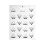 LorAnn Oils 5587-0000 Small Hearts Pieces Sheet Mold