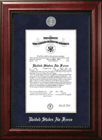 Campus Images Patriot Frames Air Force 10x14 Certificate Executive Frame with Silver Medallion