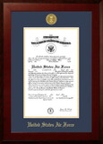 Campus Images AFCHO001 Patriot Frames Air Force 10x14 Certificate Honors Frame with Gold Medallion