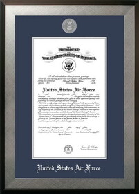Campus Images AFCHO002 Patriot Frames Air Force 10x14 Certificate Honors Frame with Silver Medallion