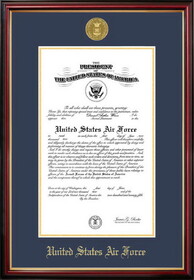 Campus Images Patriot Frames Air Force 11x14 Certificate Petite Frame with Gold Medallion