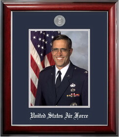 Campus Images AFPCL002 Patriot Frames Air Force 8x10 Portrait Classic Silver Frame with Silver Medallion