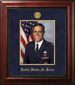 Campus Images Patriot Frames Air Force 8x10 Portrait Executive Frame with Gold Medallion and gold Filet