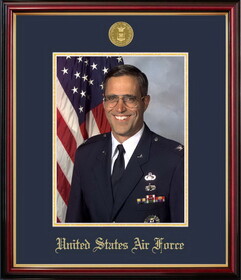 Campus Images AFPPT001 Patriot Frames Air Force 8x10 Portrait Petite Frame with Gold Medallion