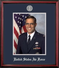 Campus Images AFPPT002 Patriot Frames Air Force 8x10 Portrait Petite Frame with Silver Medallion