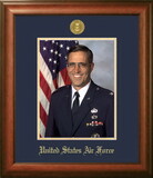 Campus Images AFPSW002 Patriot Frames Air Force 8x10 Portrait Walnut Frame Gold Medallion