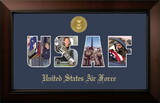 Campus Images AFSSLG001S Patriot Frames Air Force Collage Photo Legacy Frame with Gold Medallion