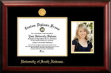 Campus Images AL991PGED-1185 University of South Alabama 11w x 8.5h Gold Embossed Diploma Frame with 5 x7 Portrait