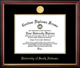 Campus Images AL991PMGED-1185 University of South Alabama Petite Diploma Frame
