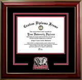 Campus Images AL993CMGTSD-1185 University of Alabama 11w x 8.5h Classic Spirit Logo Diploma Frame