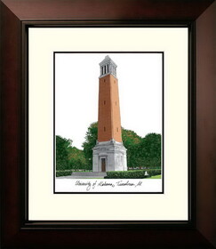 Campus Images AL993LR University of Alabama, Tuscaloosa Legacy Alumnus Framed Lithograph