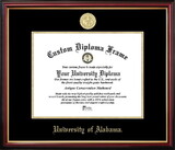 Campus Images AL993PMGED-1185 University of Alabama Petite Diploma Frame