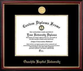 Campus Images AR996PMGED-1185 Ouachita Baptist University Petite Diploma Frame