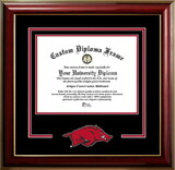 Campus Images AR999CMGTSD-1185 University of Arkansas Razorbacks 11w x 8.5h Classic Spirit Logo Diploma Frame